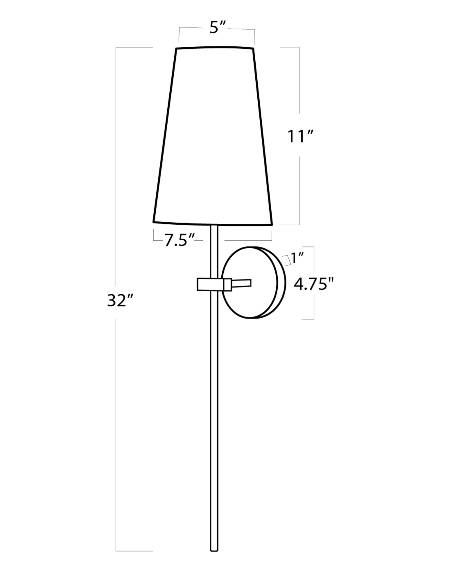 Regina Andrew Design Toni Sconce