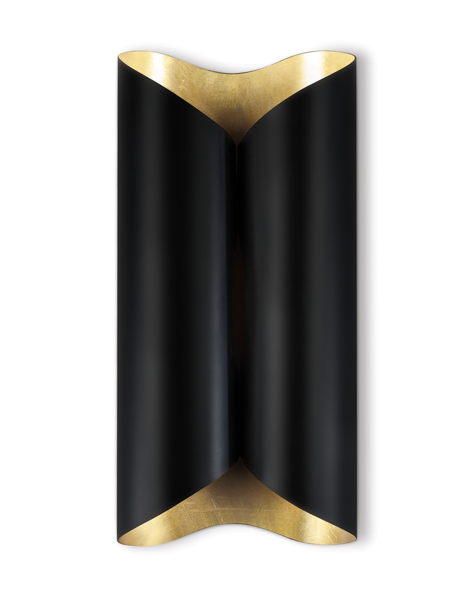 Regina Andrew Design Coil Metal Sconce Large (Black and Gold)