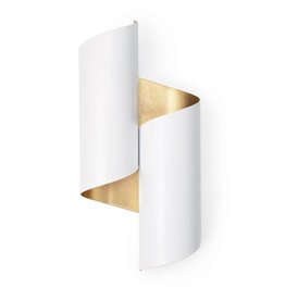 Regina Andrew Design Folio Sconce (White and Gold)