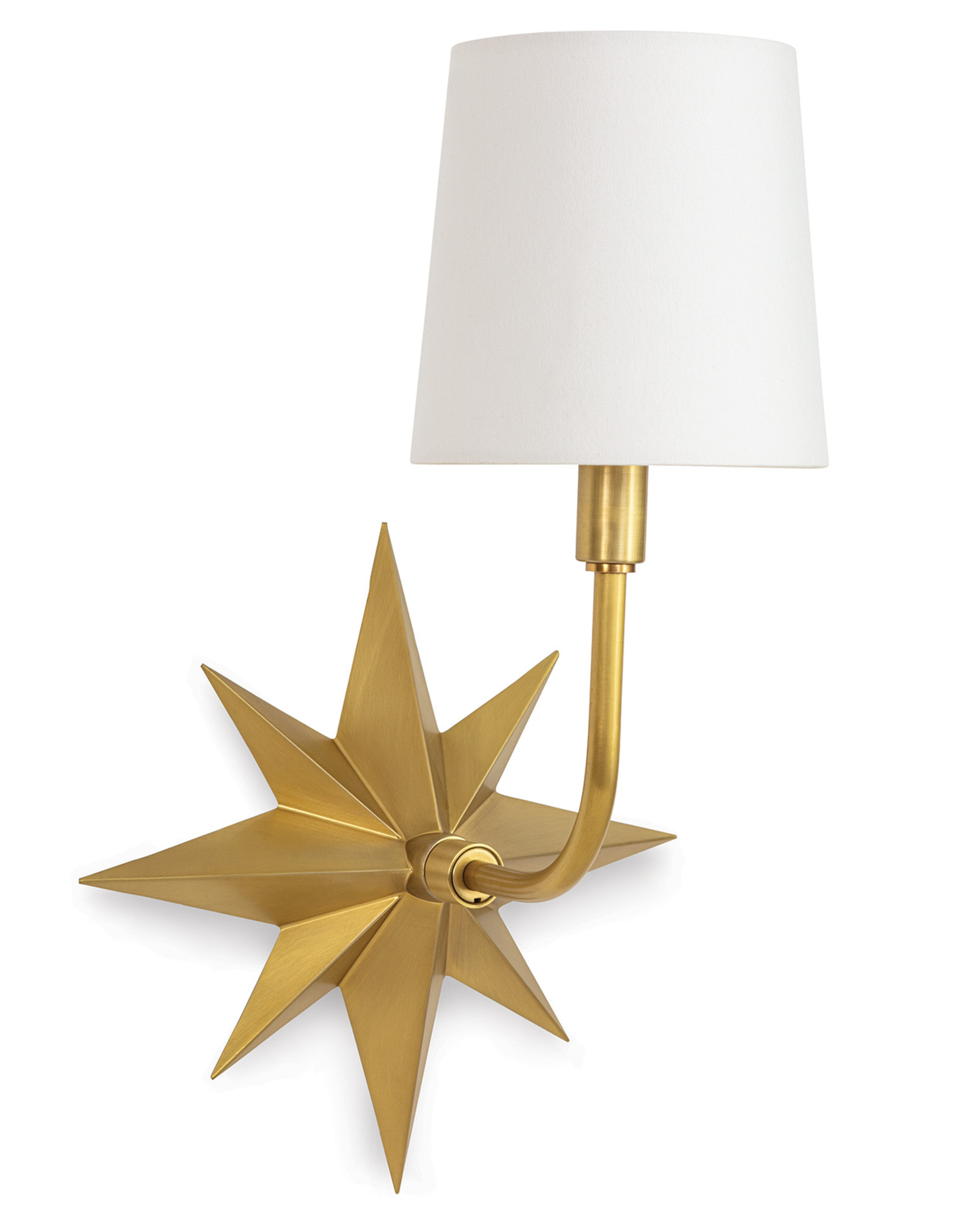 Regina Andrew Design Etoile Sconce (Natural Brass)