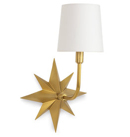 Regina Andrew Design Etoile Sconce (Natural Brass)