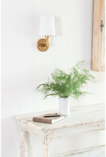 Southern Living Legend Sconce Single (Natural Brass)