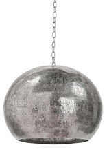 Regina Andrew Design Pierced Metal Sphere Pendant (Polished Nickel)