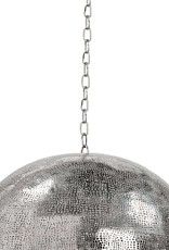 Regina Andrew Design Pierced Metal Sphere Pendant (Polished Nickel)