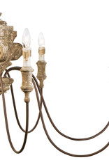 Regina Andrew Design Wood Carved Chandelier