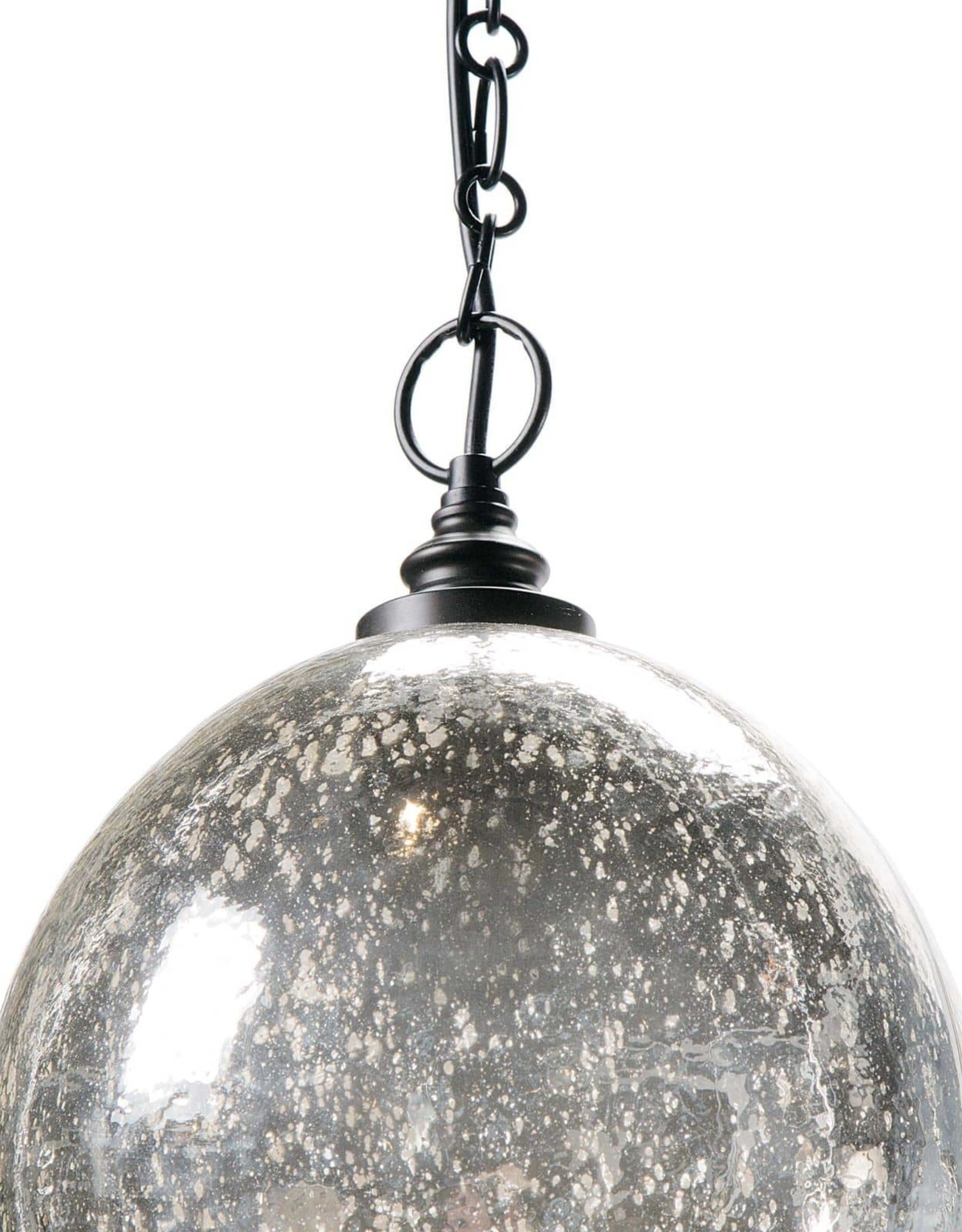 Regina Andrew Design Glass Float Pendant (Antique Mercury)