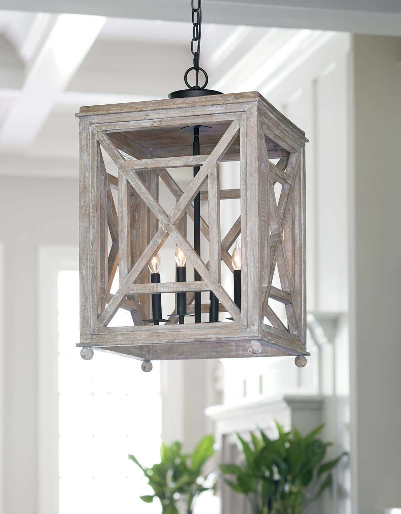 Regina Andrew Design Wood Lattice Lantern