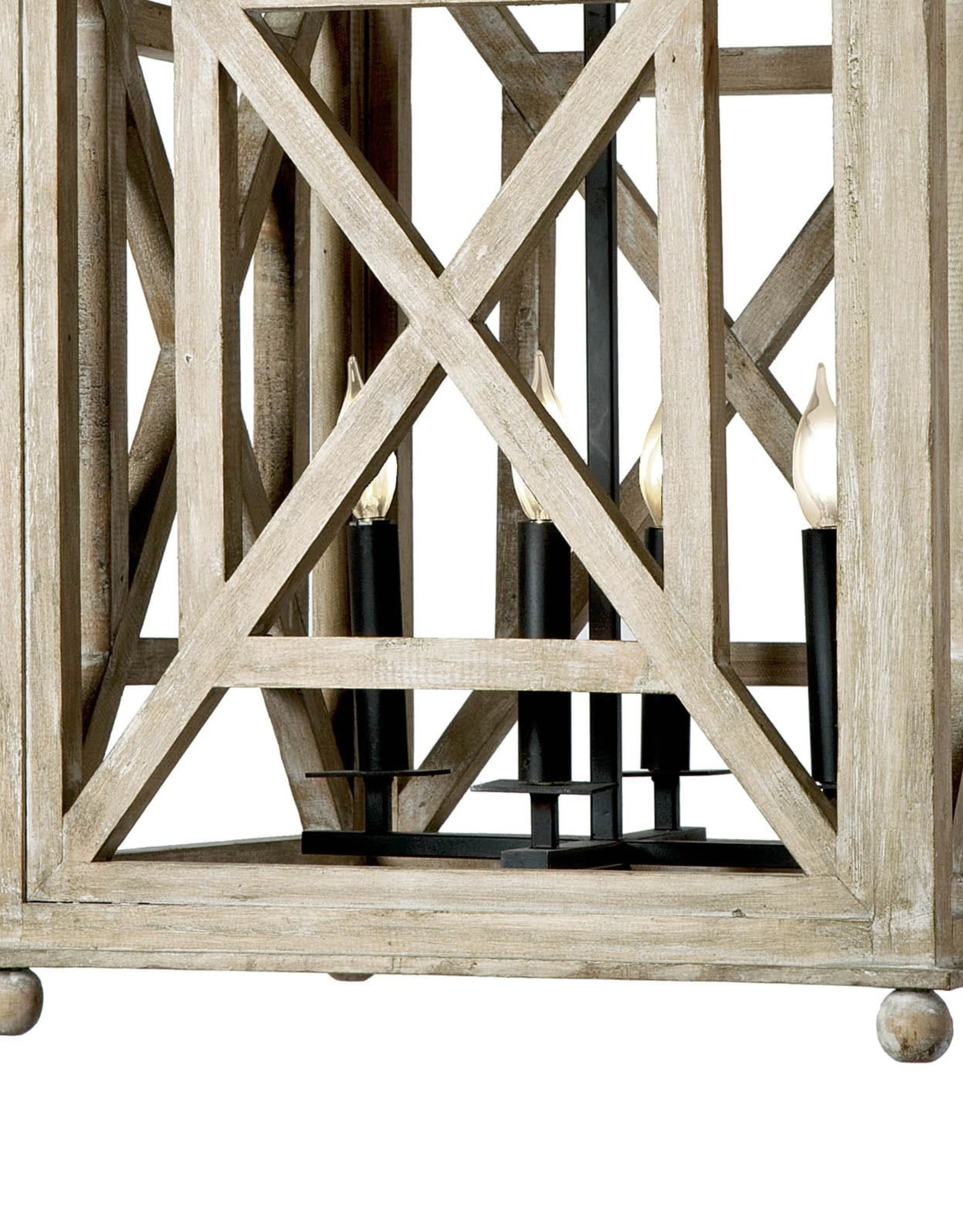 Regina Andrew Design Wood Lattice Lantern