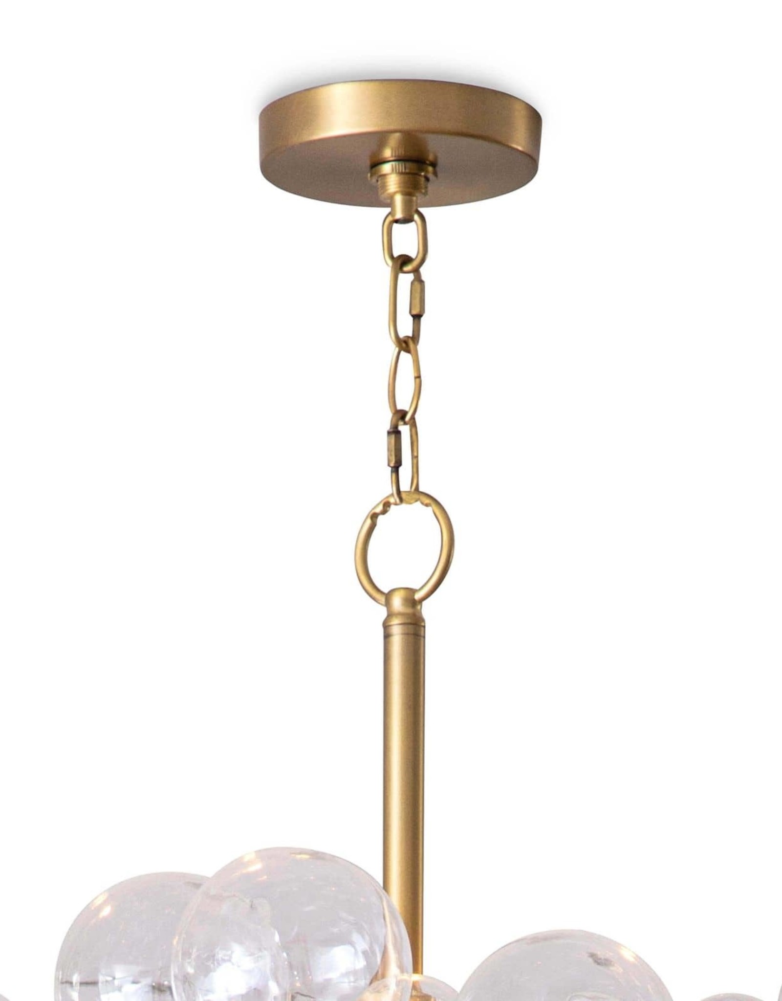 Regina Andrew Design Bubbles Chandelier (Clear) Natural Brass