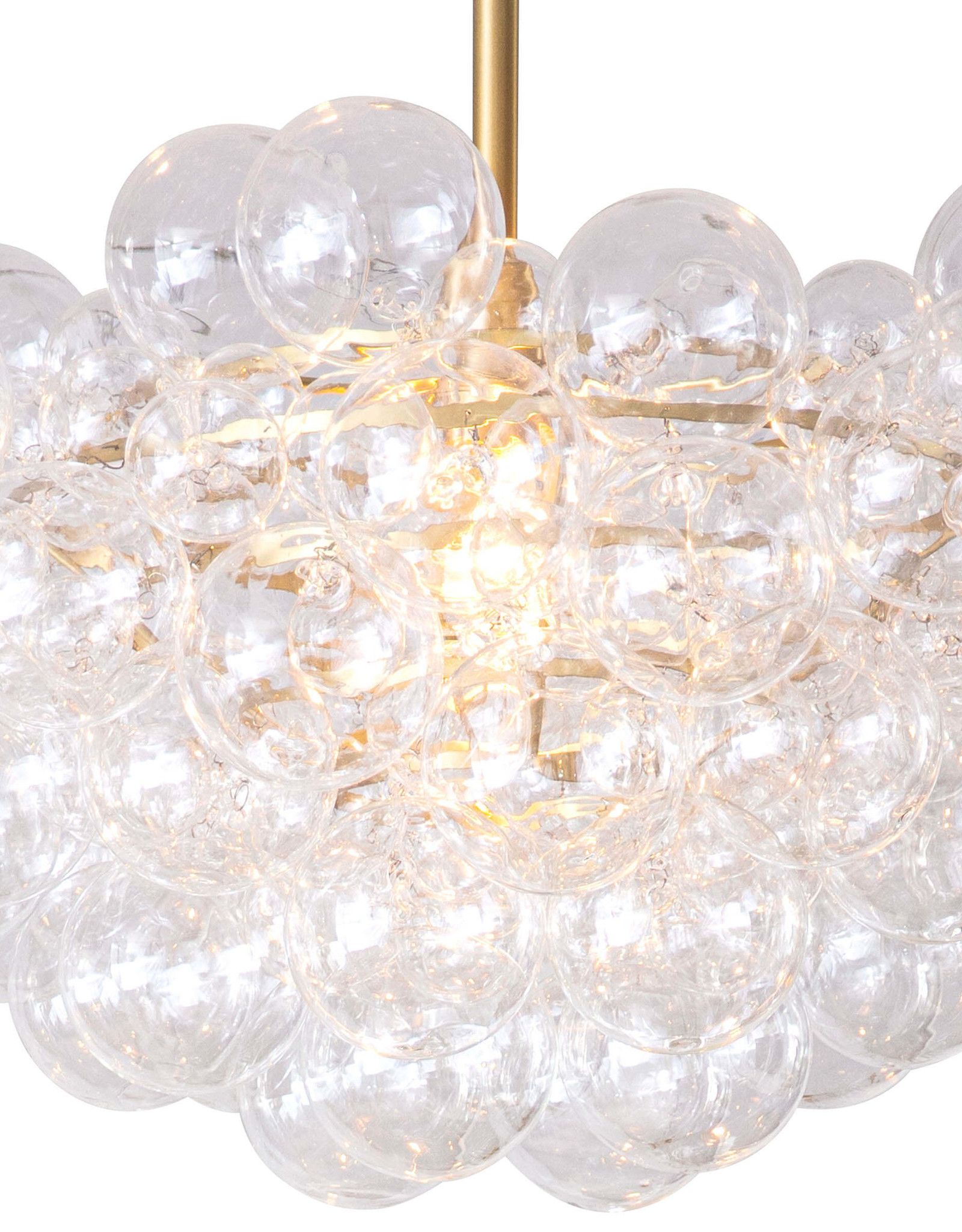 Regina Andrew Design Bubbles Chandelier (Clear) Natural Brass