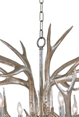 Regina Andrew Design Antler Chandelier (Ambered Silver Leaf)