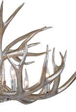 Regina Andrew Design Antler Chandelier (Ambered Silver Leaf)