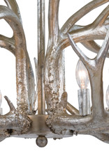 Regina Andrew Design Antler Chandelier (Ambered Silver Leaf)