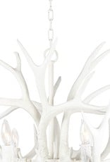 Regina Andrew Design Antler Chandelier (White)