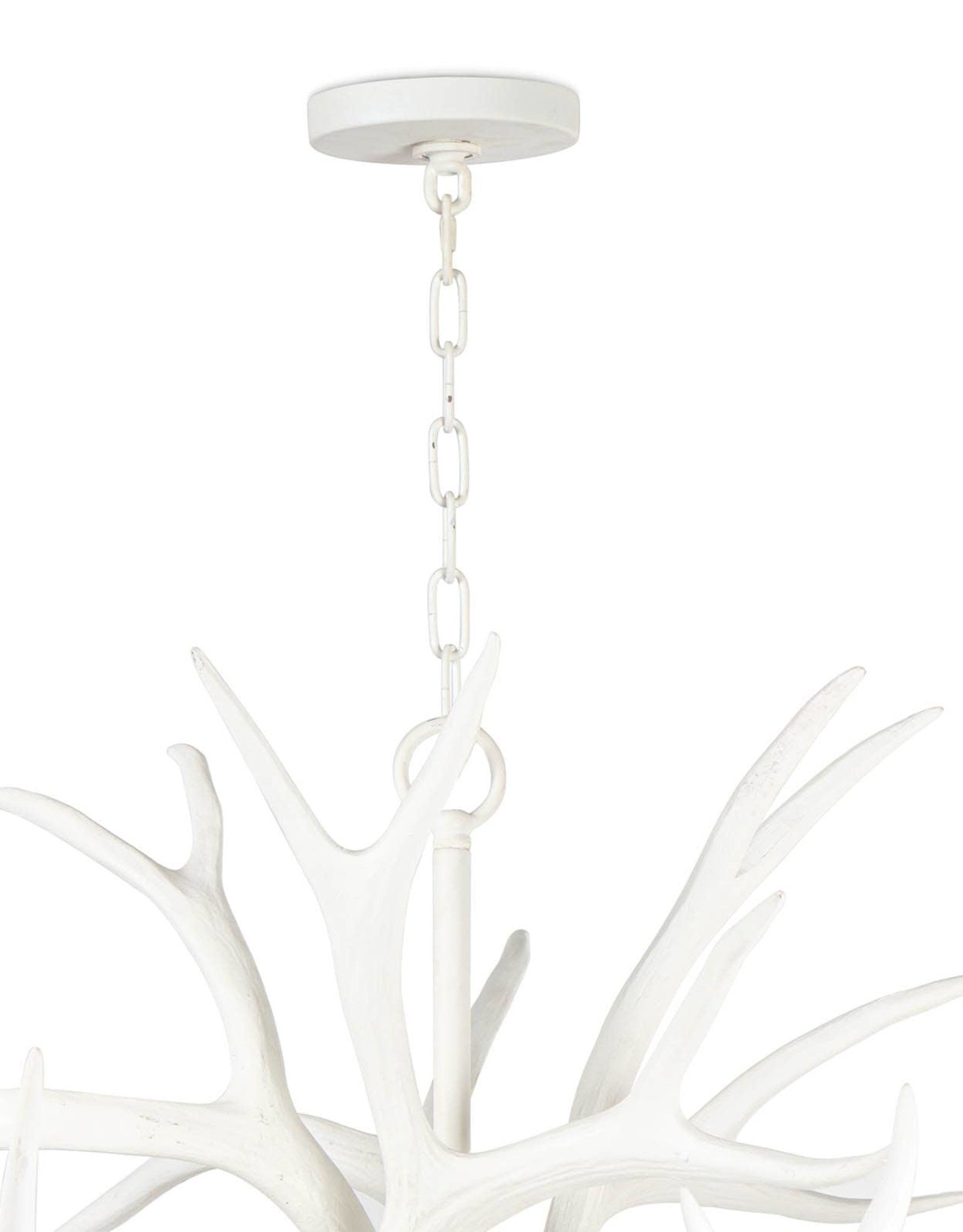 Regina Andrew Design Antler Chandelier (White)