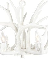 Regina Andrew Design Antler Chandelier (White)