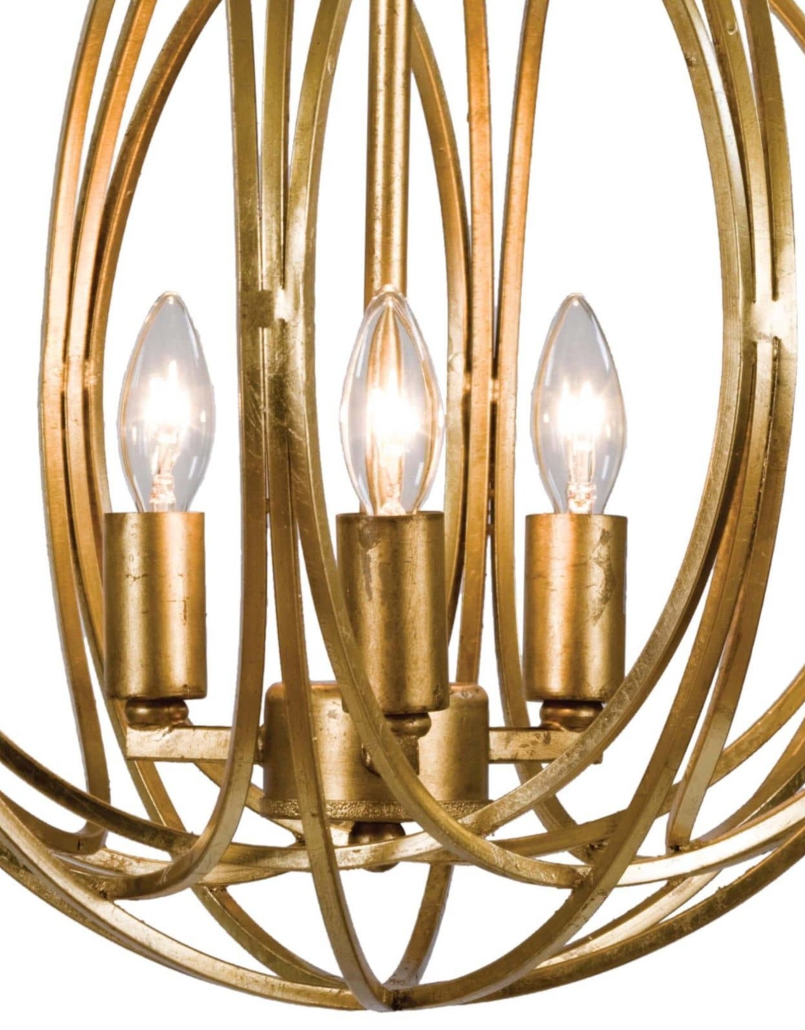 Regina Andrew Design Ofelia Pendant Medium (Gold Leaf)