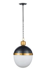 Regina Andrew Design Otis Pendant Medium (Blackened and Natural Brass)