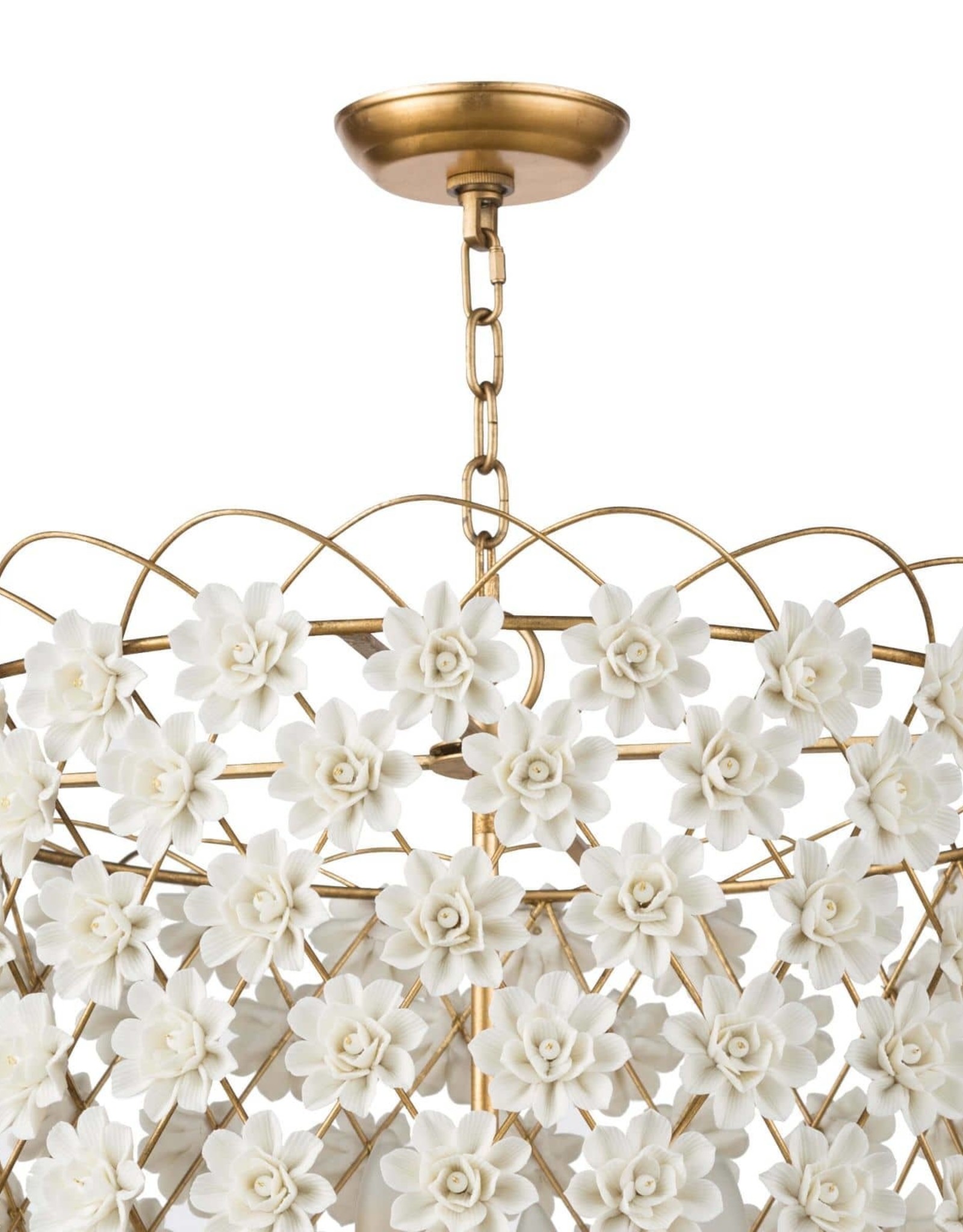 Regina Andrew Design Alice Porcelain Flower Chandelier