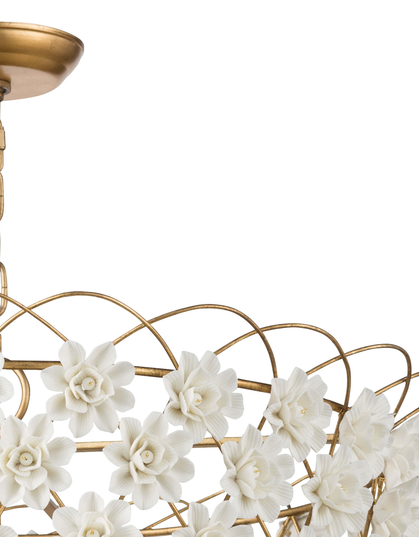 Regina Andrew Design Alice Porcelain Flower Chandelier