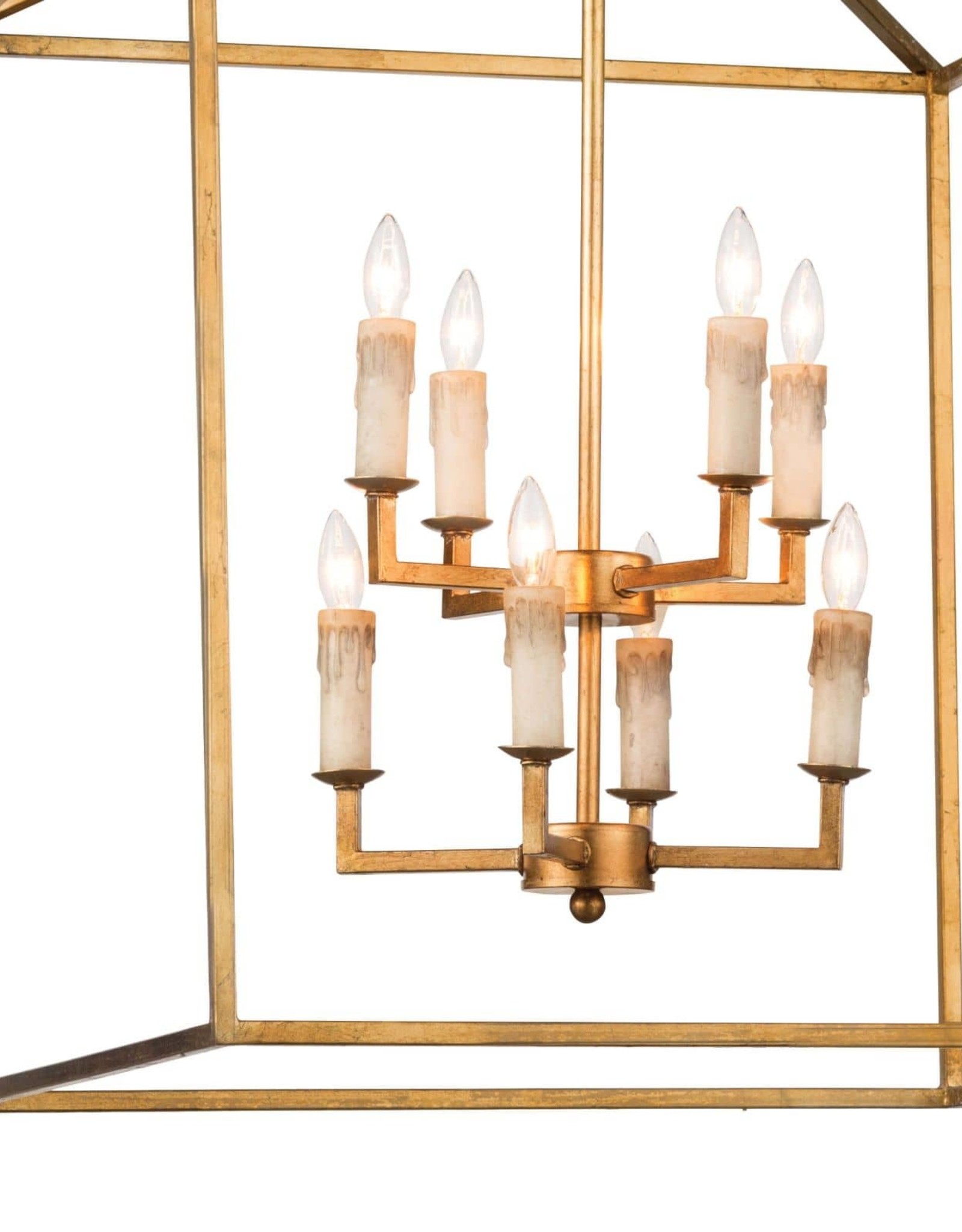 Southern Living Cape Lantern (Antique Gold Leaf)