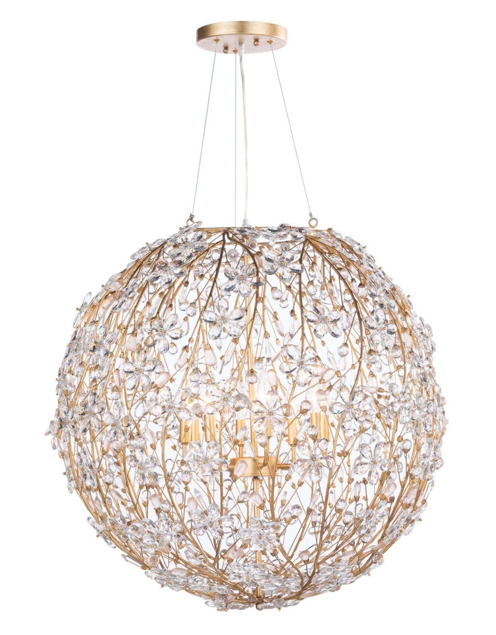 Regina Andrew Design Cheshire Chandelier Large (Gold Leaf)