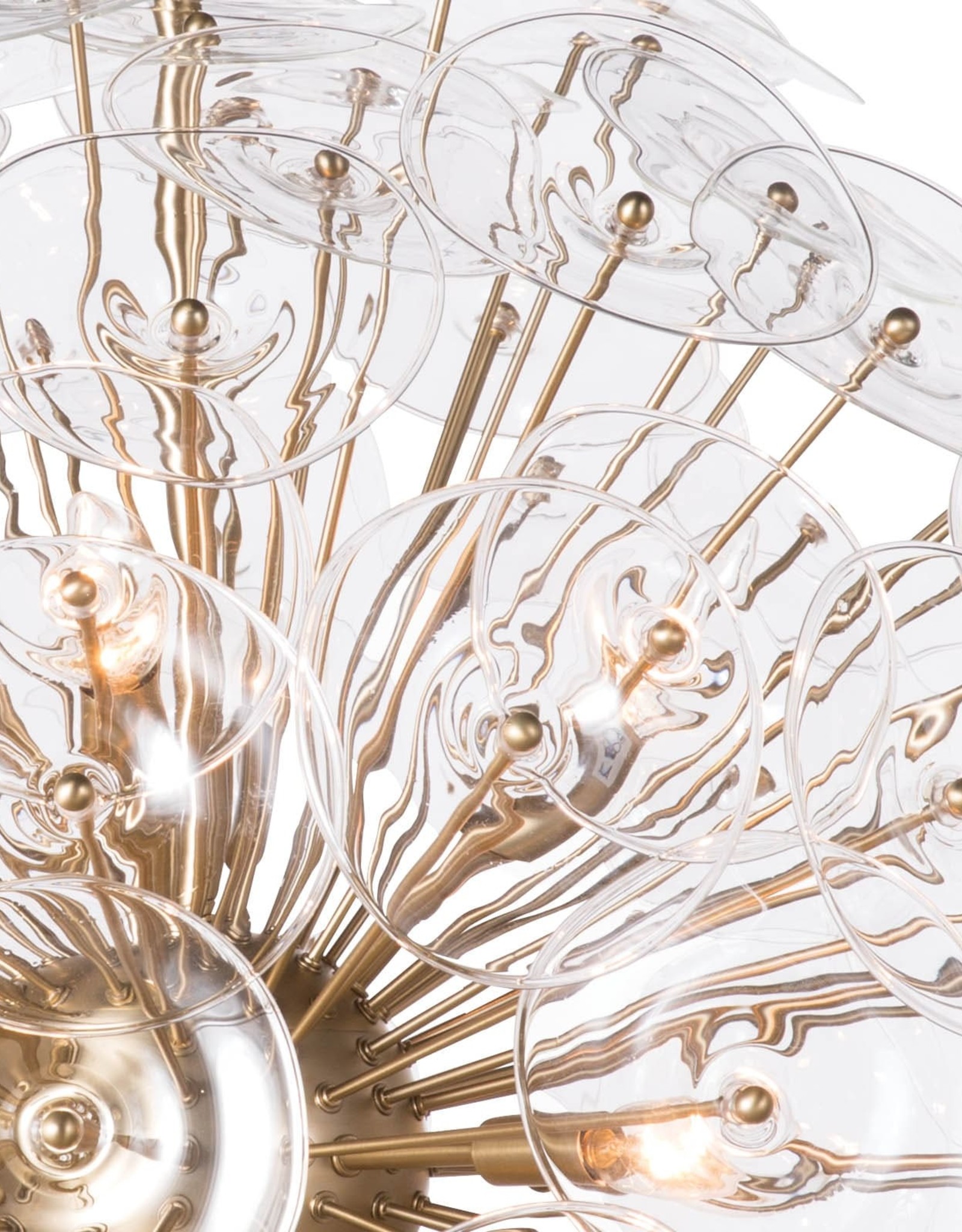 Regina Andrew Design Poppy Glass Chandelier Large (Clear)