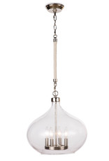 Coastal Living Dover Pendant (Polished Nickel)