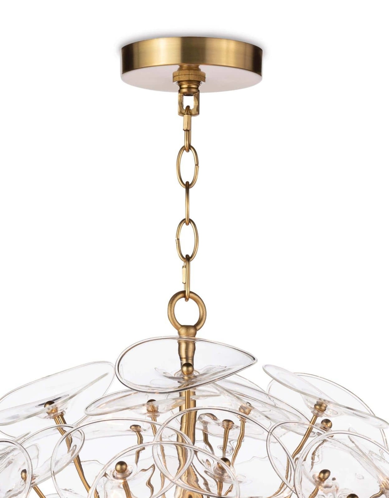 Regina Andrew Design Poppy Glass Chandelier Small (Clear)