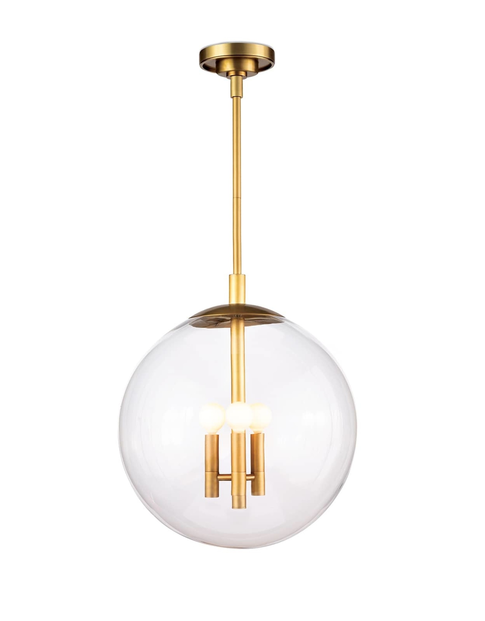 Regina Andrew Design Cafe Pendant Small (Natural Brass)