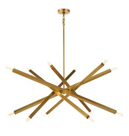 Regina Andrew Design Viper Chandelier (Natural Brass)