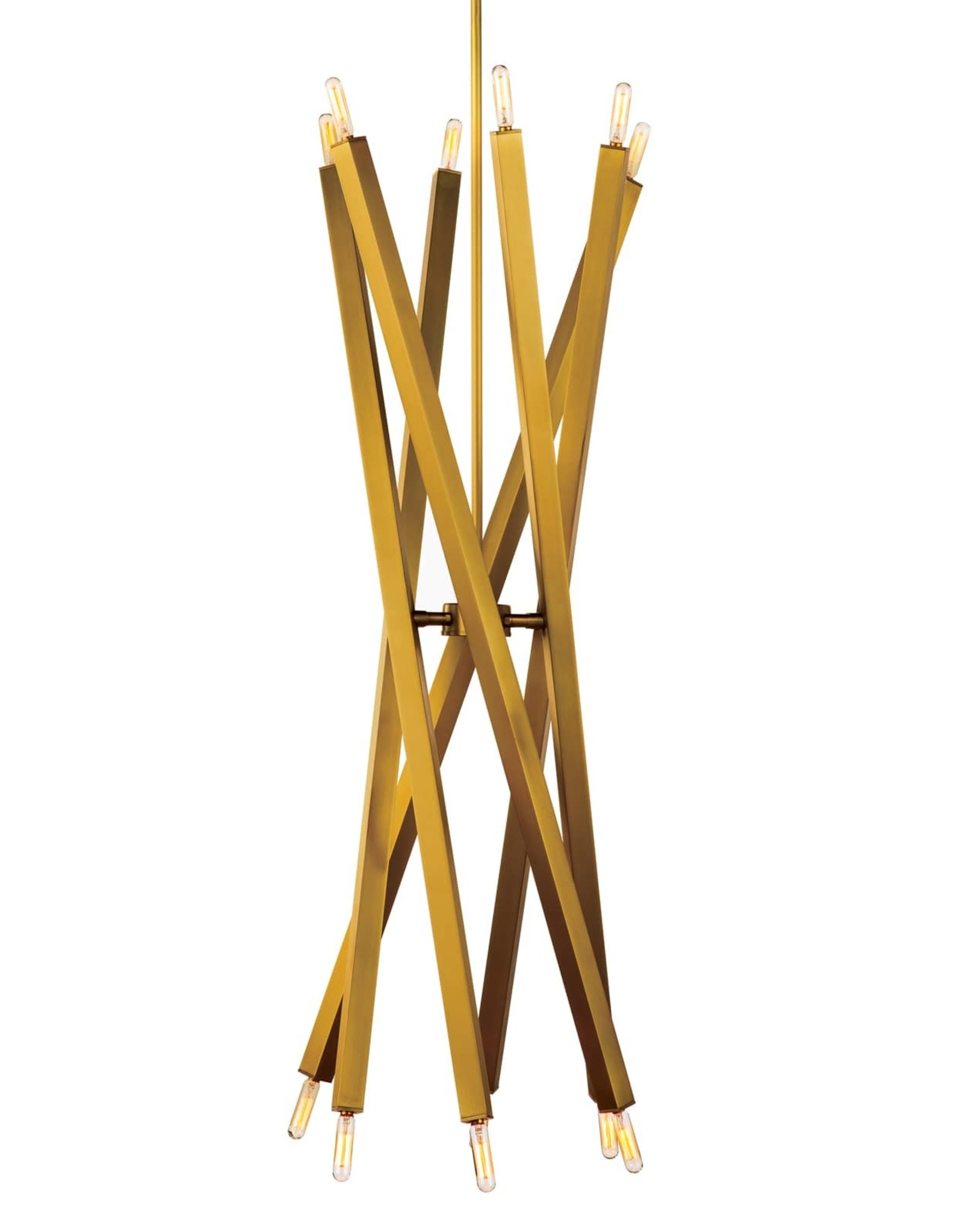 Regina Andrew Design Viper Chandelier (Natural Brass)