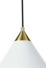 Regina Andrew Design Hilton Pendant (White and Natural Brass)