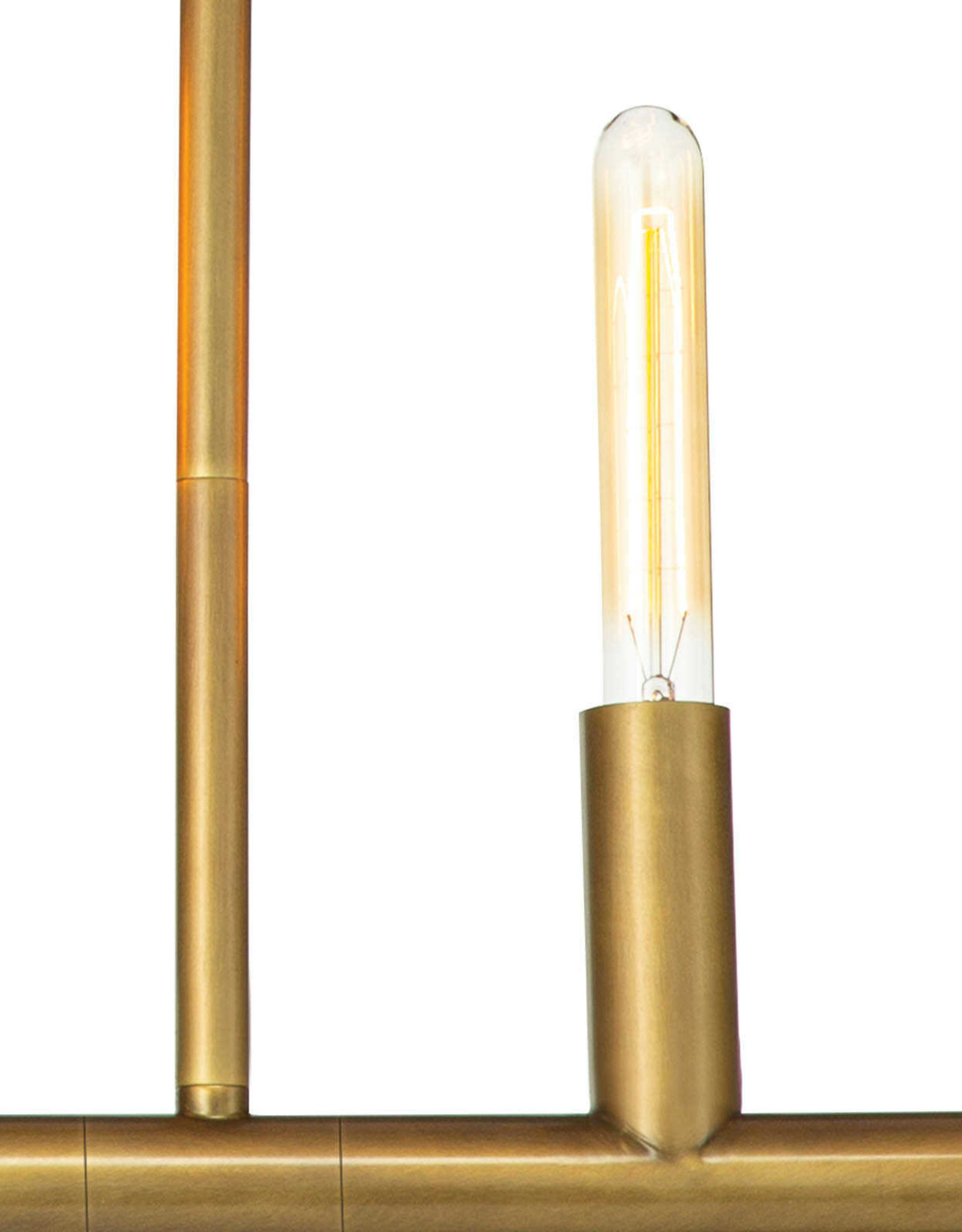 Regina Andrew Design Wolfe Linear Chandelier (Natural Brass)