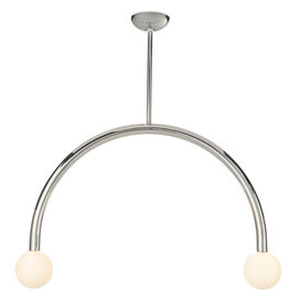 Regina Andrew Design Happy Pendant Large (Polished Nickel)