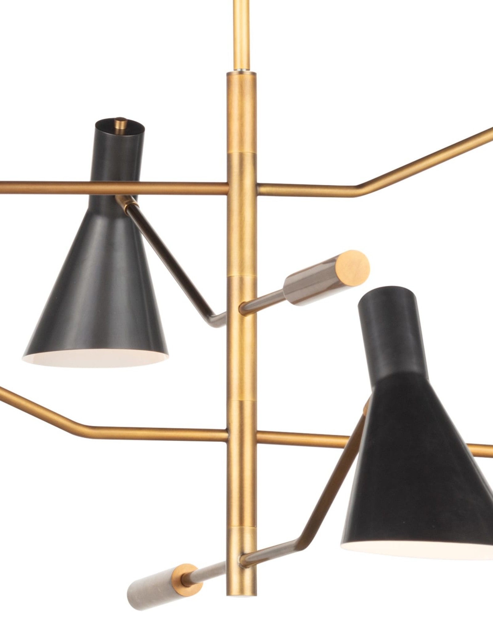 Regina Andrew Design Spyder Chandelier (Blackened Brass and Natural Brass)