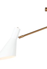 Regina Andrew Design Spyder Chandelier (White and Natural Brass)