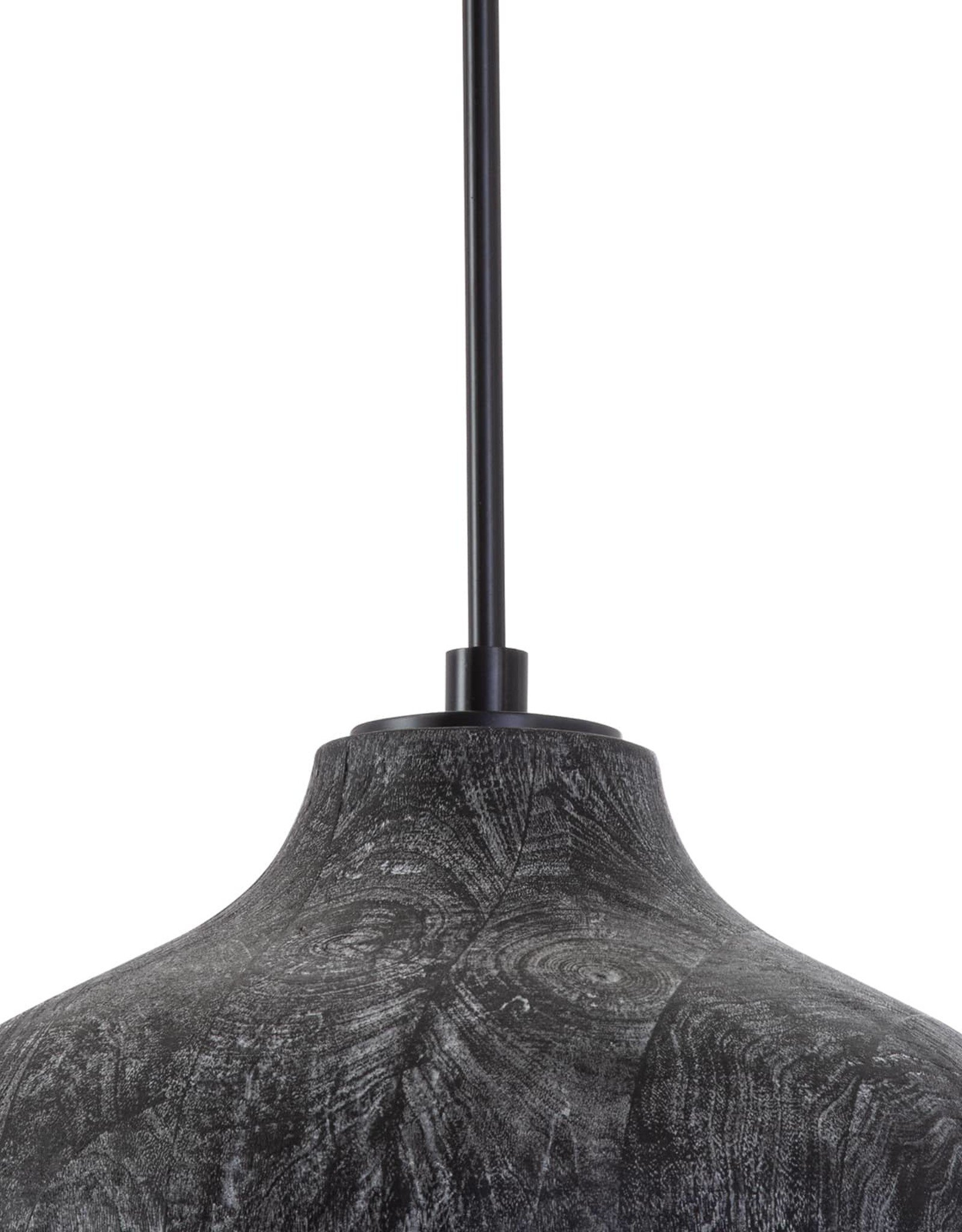 Coastal Living Surfside Wood Pendant (Ebony)