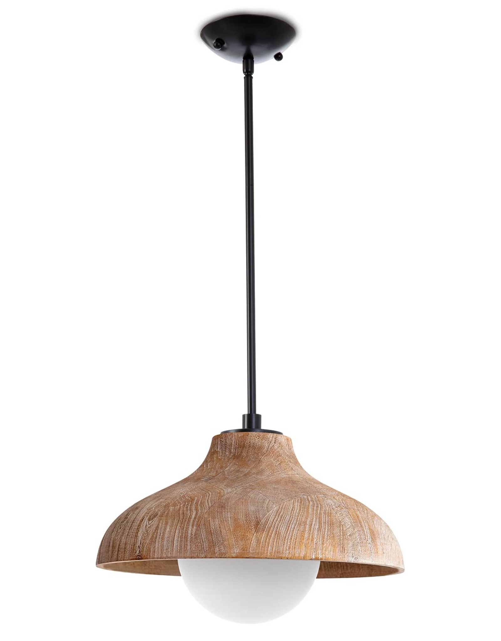 Coastal Living Surfside Wood Pendant (Natural)