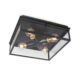 Regina Andrew Design Sydney Outdoor Flush Mount (Black)