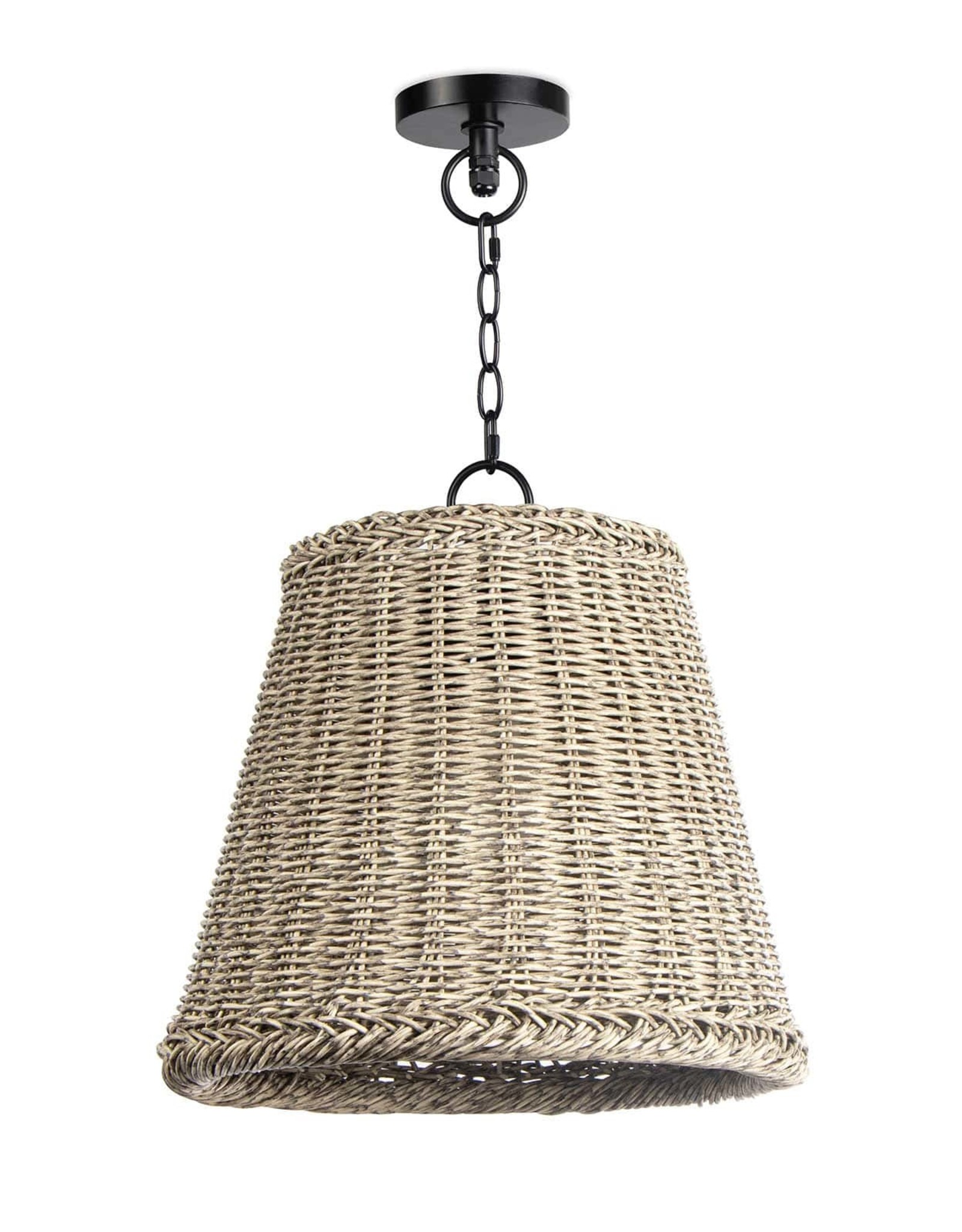 Coastal Living Augustine Outdoor Pendant Small (Weathered White)