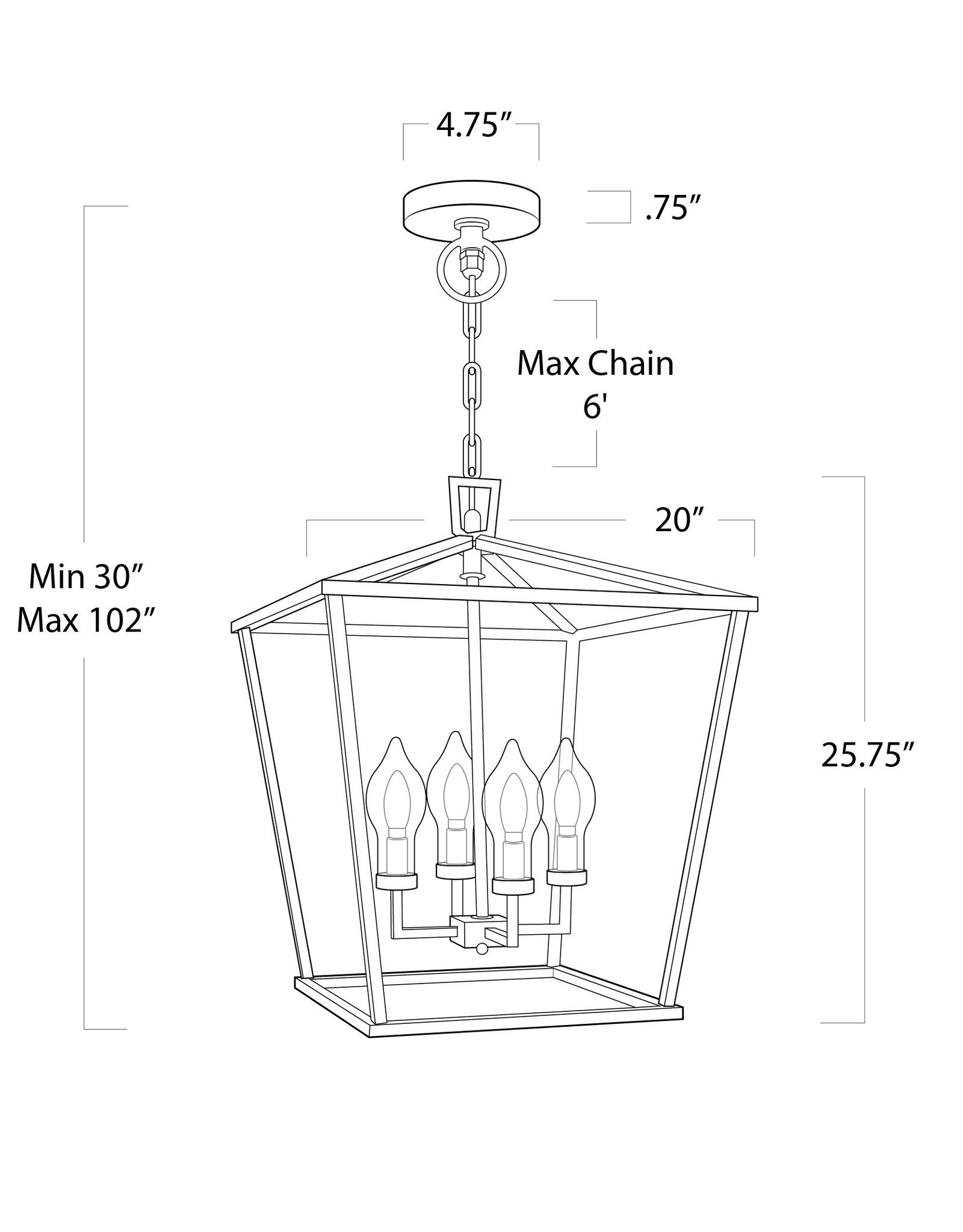 Coastal Living Hampton Outdoor Lantern