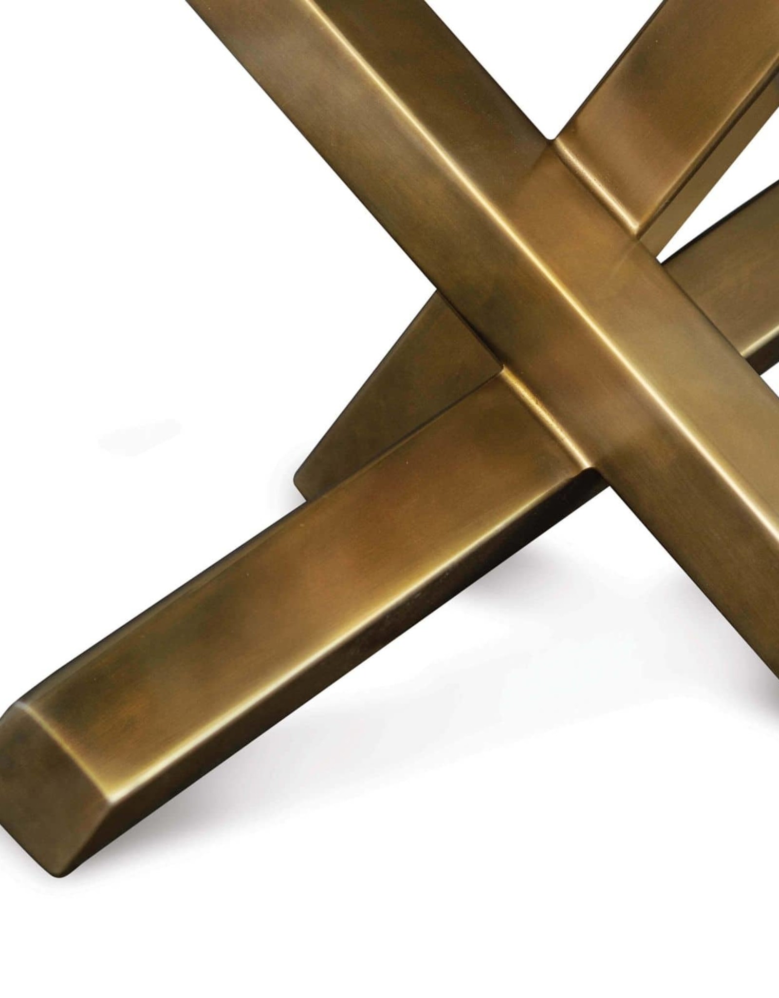 Regina Andrew Design Intersecting Sculpture (Brass)