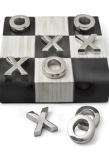 Regina Andrew Design Tic Tac Toe Flat Board With Nickel Pieces