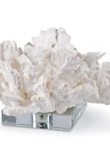 Regina Andrew Design Flower Coral On Crystal Base (White)