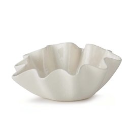 Regina Andrew Design Ruffle Ceramic Bowl Medium