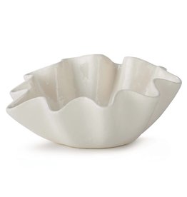 Regina Andrew Design Ruffle Ceramic Bowl Large