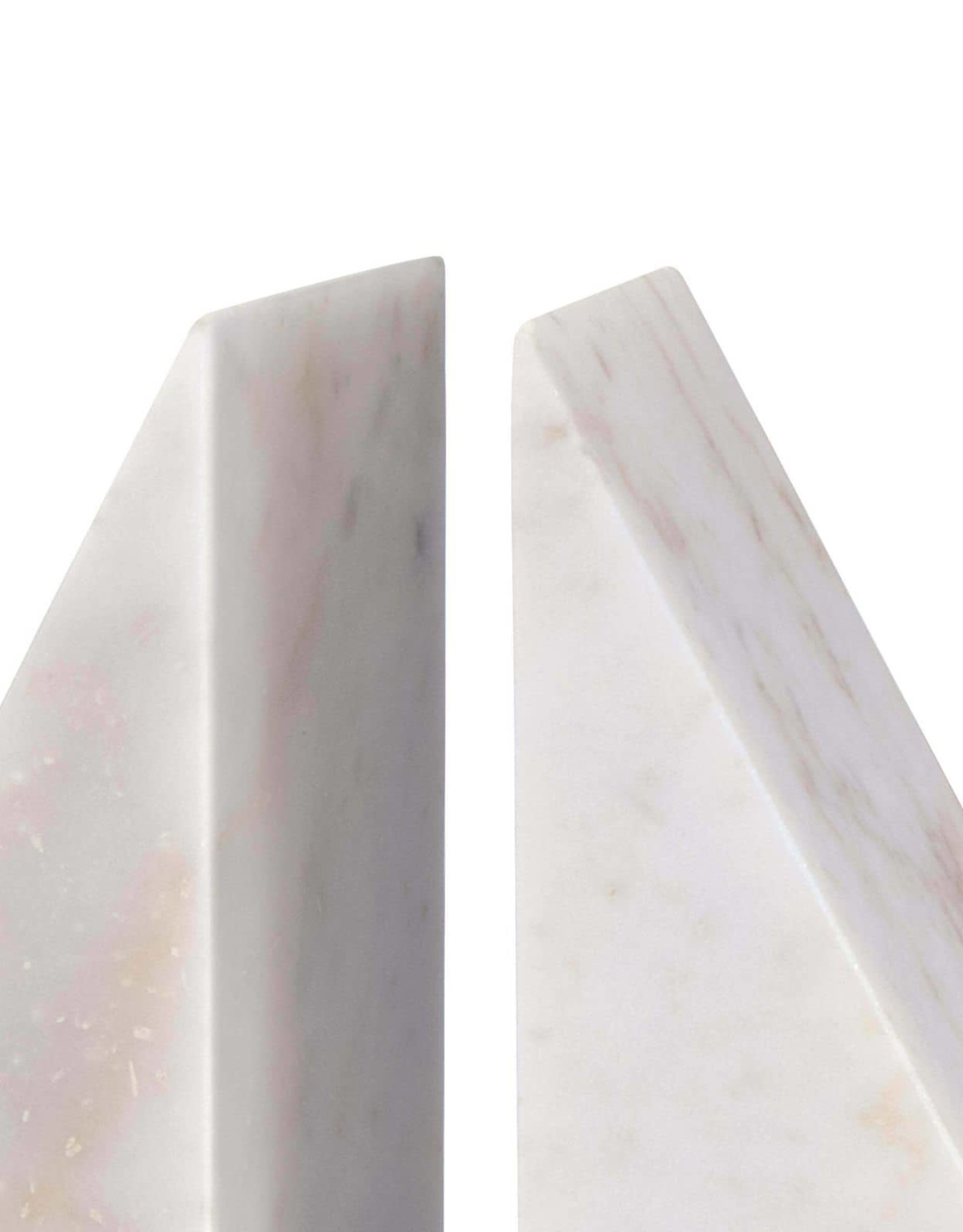 Regina Andrew Design Othello Marble Bookends (White)