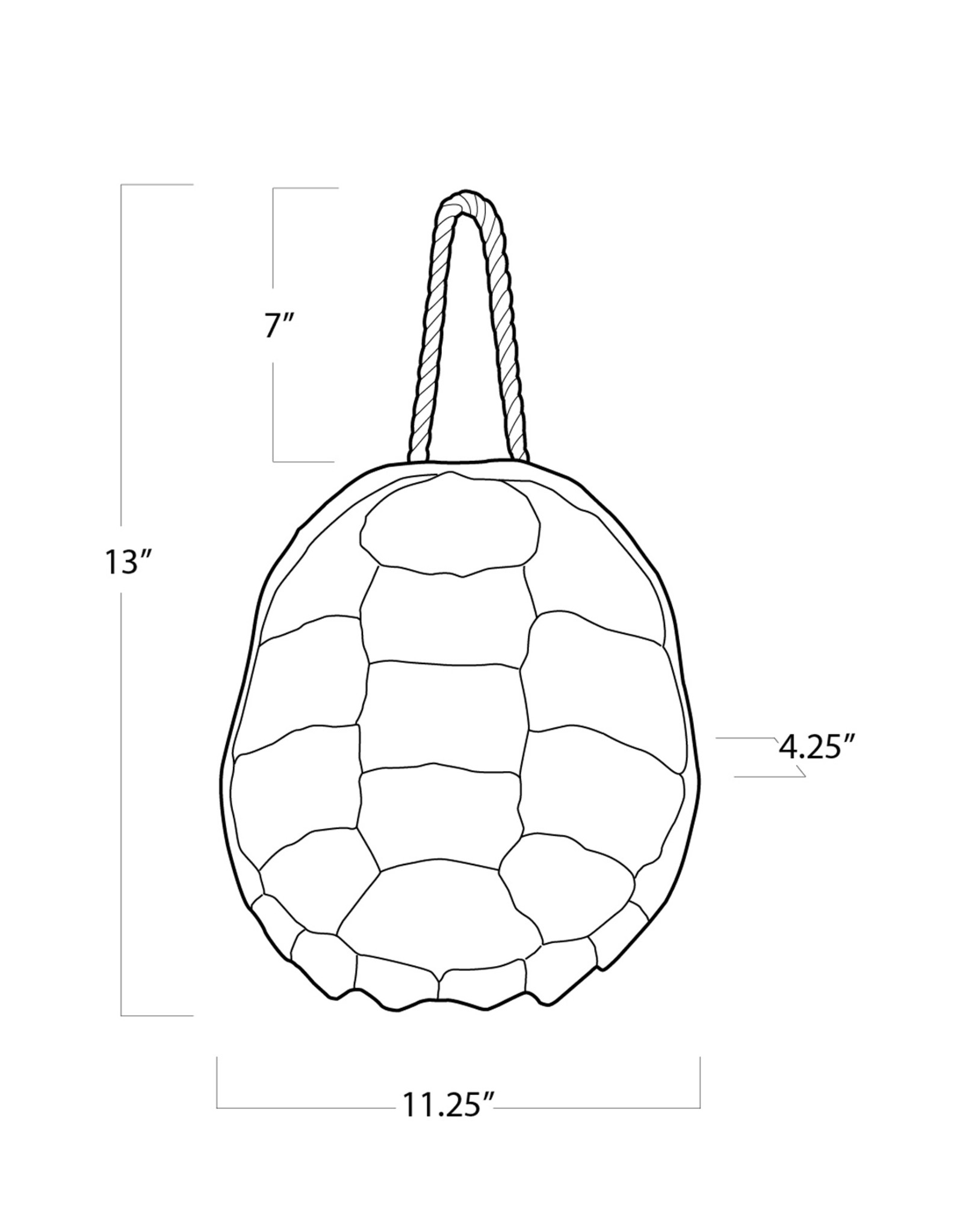 Regina Andrew Design Turtle Shell Accessory (Bleached)