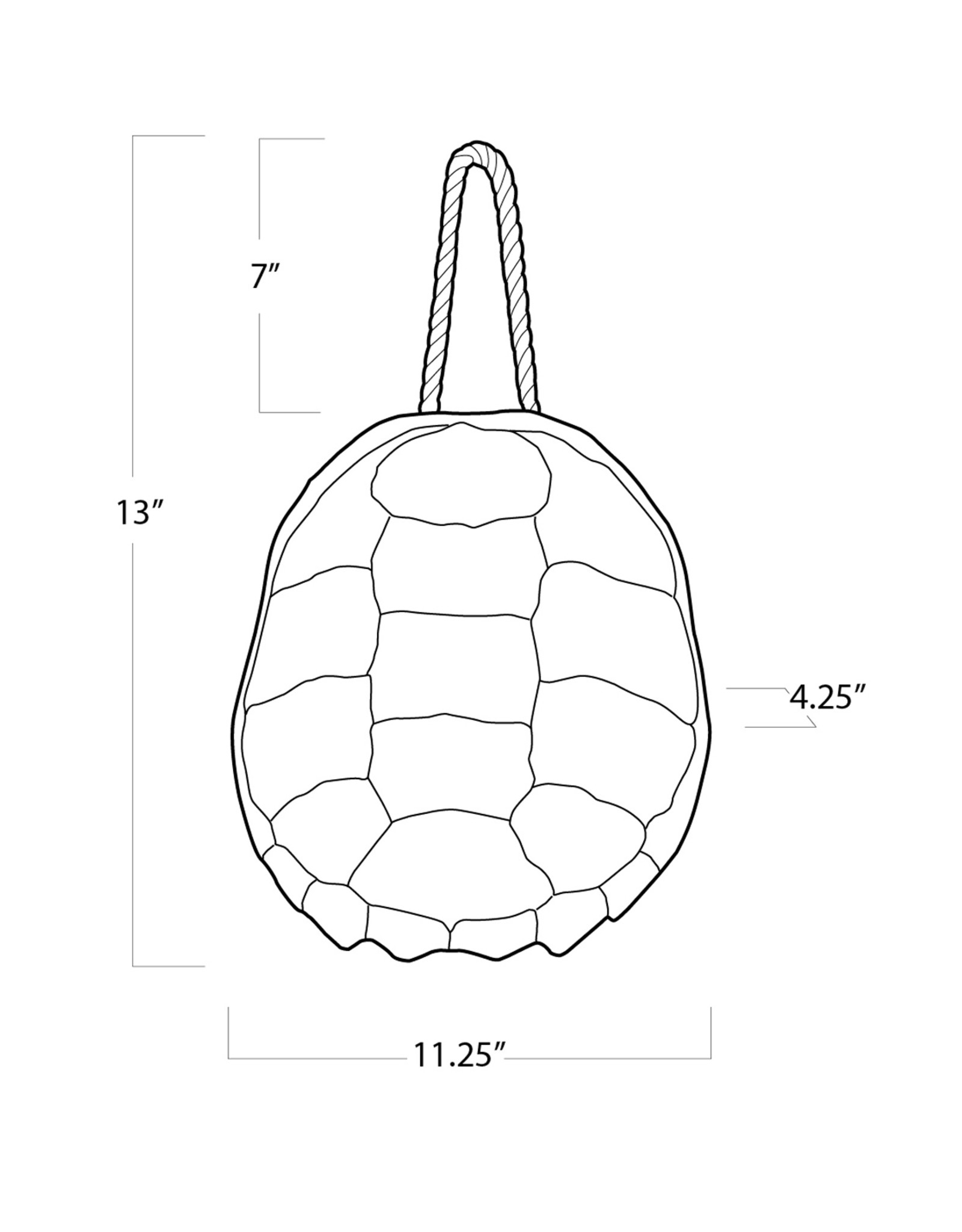 Regina Andrew Design Turtle Shell Accessory (Natural)